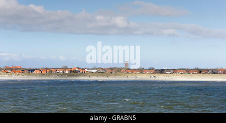 L'Est de l'île de Norderney, Frison, Frise orientale, Basse-Saxe, Allemagne, Europe Banque D'Images