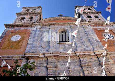 Église de Briancon, ville historique de la montagne, ville la plus haute d'Europe, Alpes, France Banque D'Images