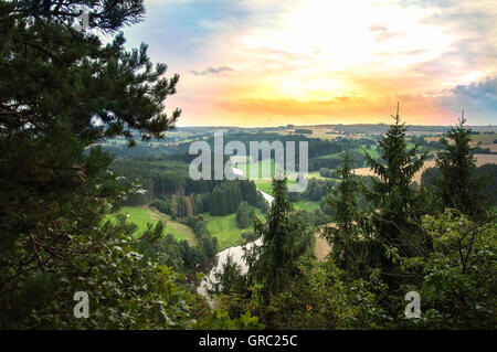 Haute-franconie est situé dans la partie de la Franconie et de la Bavière est à la fois un district comme institution administrative indépendante et d'un district administratif . Haute-franconie est libre dans le Nord de la S Banque D'Images