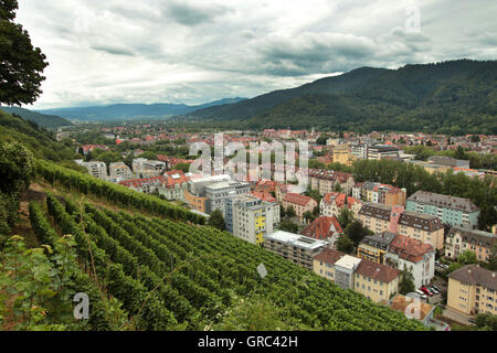 Freiburg Forêt Noire, Présentation de la gamme de montagne Banque D'Images