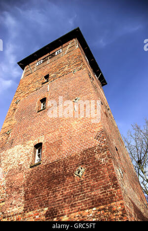 Lueneburg ancien château d'eau près du Ratsmühle Banque D'Images