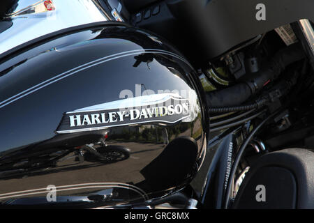 Moto Harley Davidson Banque D'Images