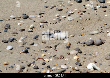 Pierres sur la plage Banque D'Images