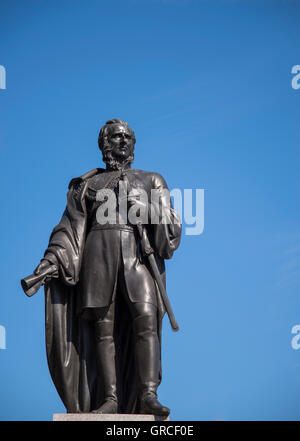 Statue de Charles James Napier à Trafalgar Square, Londres, Angleterre Banque D'Images