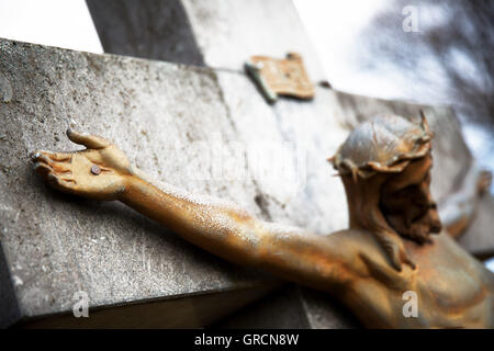 Jésus Christ sur la croix, crucifix Banque D'Images