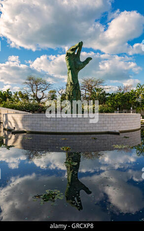 Floride, Miami Beach, Holocaust Memorial, Kenneth Treister sculpteur et designer Banque D'Images