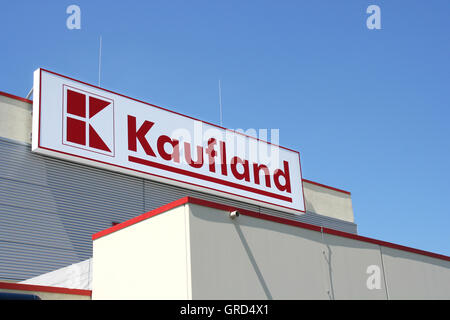 Logo Kaufland Banque D'Images