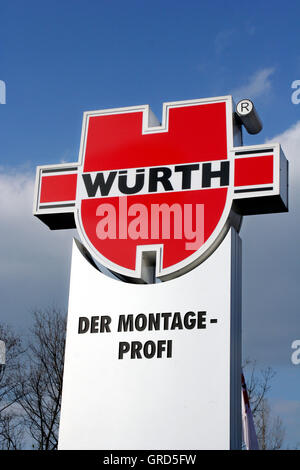 Logo Würth Gmbh Banque D'Images