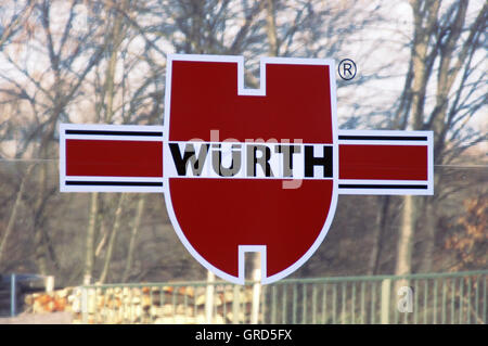 Logo Würth Gmbh Banque D'Images