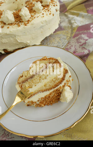 Frankfurter Ring cake, Gâteau à la crème au beurre Banque D'Images