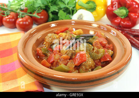 Tajine de Kefta Banque D'Images