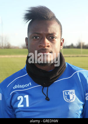 David Kinsombi 1.Fc Magdebourg Banque D'Images