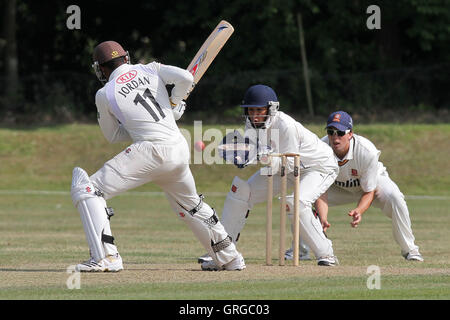 La CCC Essex 2e XI vs Surrey CCC 2e XI - Deuxième Championnat XI à Coggeshall Cricket Cricket Club - 14/06/11 Banque D'Images