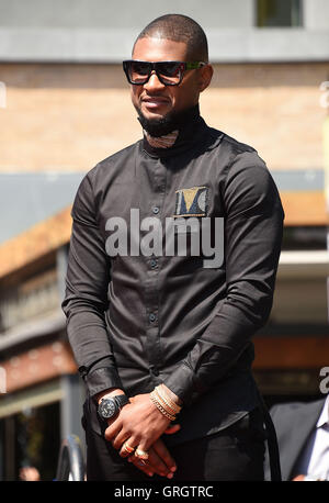 Hollywood, Californie, USA. 30Th Jun 2016. Usher arrive pour la cérémonie de star Usher. Credit : Lisa O'Connor/ZUMA/Alamy Fil Live News Banque D'Images