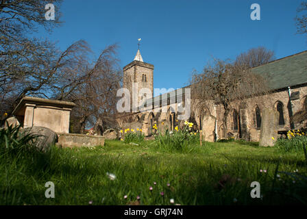 Whitburn Église Paroissiale,South Tyneside Banque D'Images