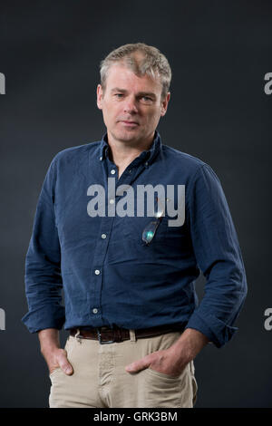 Romancier anglais Mark Haddon. Banque D'Images