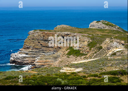 Le Cap de Bonne Espérance sur la côte atlantique de péninsule du Cap, Afrique du Sud. Banque D'Images
