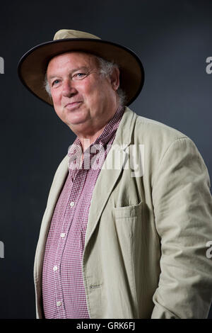 Romancier britannique Louis de Bernieres. Banque D'Images