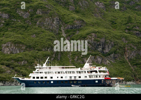 Safari croisière Endeavour à gués la terreur, Endicott Arm, la Forêt Nationale Tongass, Alaska, USA. Le 49e État, le plus grand dans le Banque D'Images