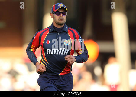 Owais Shah de l'Essex - Surrey Lions contre l'Essex Eagles - La vie d'amis T20 Division sud de cricket au Kia Oval,Londres - 13/06/12. Banque D'Images