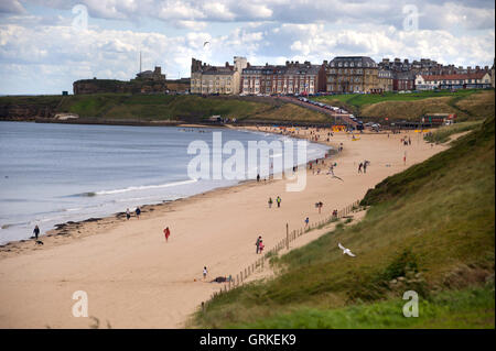 Long Sands Beach, Tynemouth, Angleterre du Nord-Est Banque D'Images