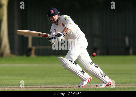 Jaik Mickleburgh en action au bâton d'Essex - Cambridge MCCU vs Essex CCC - amical d'avant saison match de cricket Fenners Sol, Cambridge - 08/04/14 Banque D'Images