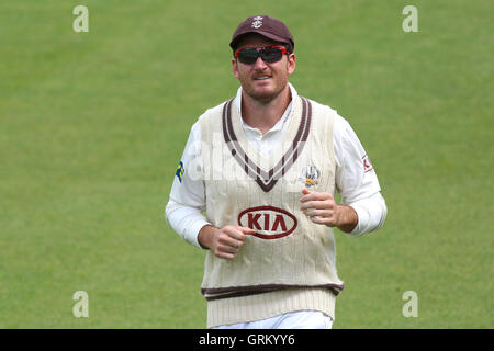 Le capitaine Graeme Smith - Surrey Surrey CCC vs Essex CCC - LV County Championship Division Two de cricket au Kennington Oval, Kia, Londres - 21/04/14 Banque D'Images