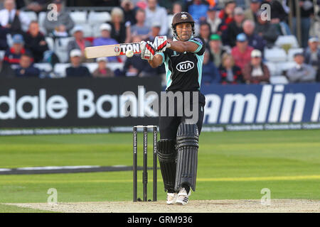 Vikram Solanki de Surrey en action au bâton - Essex Eagles vs Surrey Lions - Yorkshire Bank YB40 Cricket au sol, Chelmsford Essex County - 03/06/13 Banque D'Images