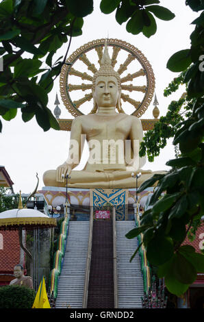 Wat Phra Yai, Big Buddha Temple, Ko Samui, Koh Samui, Thaïlande Banque D'Images