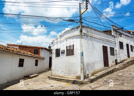 Coin de rue dans la région de Giron, Colombie Banque D'Images