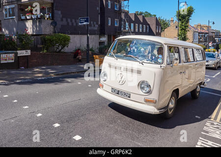 Volkswagen van à Londres, Angleterre Royaume-Uni Banque D'Images