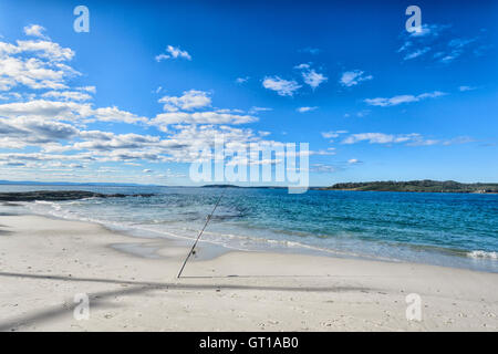 Avis de Murrays Beach situé dans la ville pittoresque de Jervis Bay, parc national Booderee, New South Wales, NSW, Australie Banque D'Images