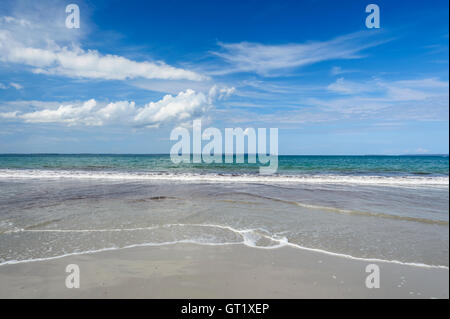 Avis de Myola Beach situé dans la ville pittoresque de Jervis Bay, New South Wales, NSW, Australie Banque D'Images