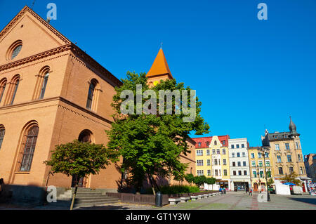 Rynek Nowomiejski, vieille ville, Torun, occidentale, Pologne Banque D'Images