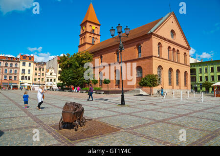 Rynek Nowomiejski, vieille ville, Torun, occidentale, Pologne Banque D'Images