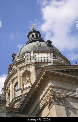 St Stephen's Basilica, conçu par Jozsef Hild, Budapest, Hongrie Banque D'Images
