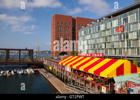 BOSTON, Massachusetts, USA - JUILLET 15,2016 : le célèbre restaurant Barking Crab.Situé à Boston et Newport, Banque D'Images