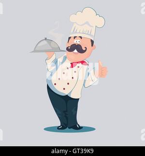 Vector cartoon character Chef Illustration de Vecteur