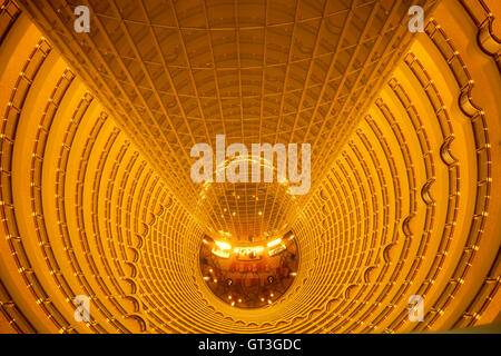 Grand Hyatt Hotel à la tour Jinmao à Shanghai Banque D'Images