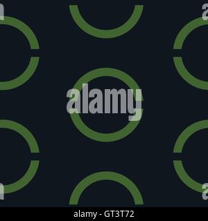 Arrière-plan géométrique transparente ronde avec éléments. Vector background. Vert et Noir. Illustration de Vecteur