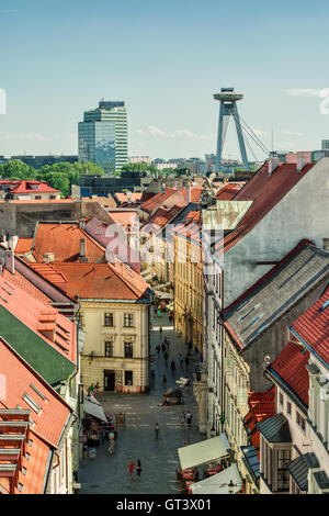 En juin 2016, urbain capture de Bratislava (Slovaquie), HDR-technique Banque D'Images