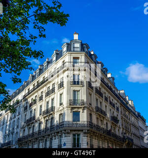 Immeuble typiquement parisien. Paris. France Banque D'Images