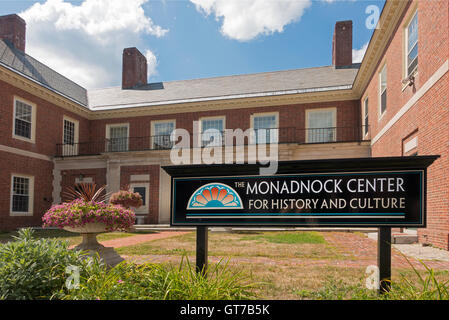 Monadnock Centre pour l'histoire et la culture Peterborough NH Banque D'Images