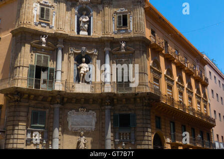 Sculptures Figuratives autour de Palerme, Italie Banque D'Images