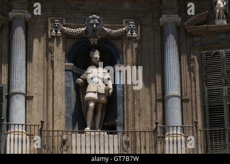 Sculptures Figuratives autour de Palerme, Italie Banque D'Images