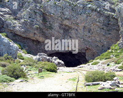 Grotte de Zeus, Mt. Ida, Crète, Grèce Banque D'Images