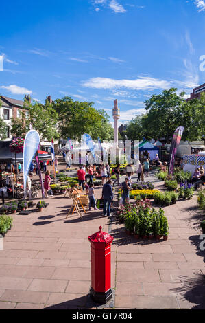 Market Place, Carlisle, Cumbria, Angleterre Banque D'Images