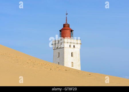 Rubjerg Lighthouse et Dune, Knude, Lokken, Nord Jutland, Danemark Banque D'Images