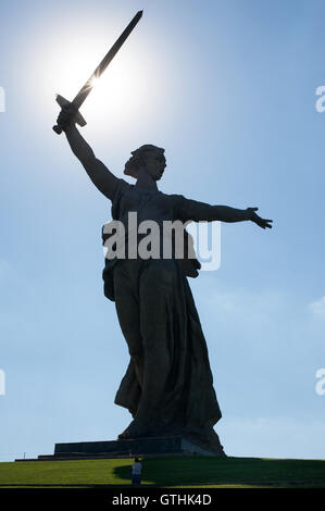 Volgograd, Russie - le 27 juin 2016:les appels de la mère patrie est une statue de Mamaïev Kourgan à Volgograd, Russie, commémorant la bataille Banque D'Images