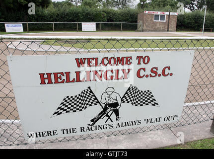 Hellingly Cycle Speedway, Lions Club, Sussex Eastbourne - 02/07/07 Banque D'Images